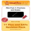 11 Plus & SATs Maths Topic Pack - Position & Angles
