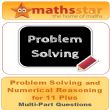 11 Plus Maths Problem Solving Pack – Multi Part Questions (CEM)