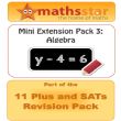 11 Plus & SATs Maths Extension Pack - Algebra