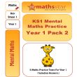 KS1 Mental Maths Practice - Year 1 Pack 2