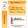 KS1 Mental Maths Practice - Year 1 Pack 3