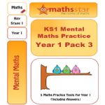 KS1 Mental Maths Practice - Year 1 Pack 3