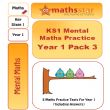 KS1 Mental Maths Practice - Year 1 Pack 3
