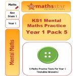 KS1 Mental Maths Practice - Year 1 Pack 5