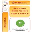 KS1 Mental Maths Practice - Year 1 Pack 5