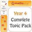 Year 4 Complete Maths Topic Pack - Easter Sale