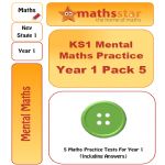 KS1 Mental Maths Practice - Year 1 Pack 5