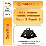 KS1 Mental Maths Practice - Year 2 Pack 5