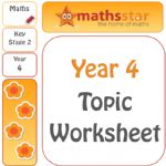 Year 4 Place Value Of 4-Digit Numbers Worksheet – Test 1 Topic 3