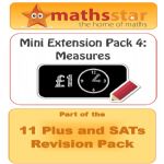 11 Plus & SATs Maths Extension Pack - Measures